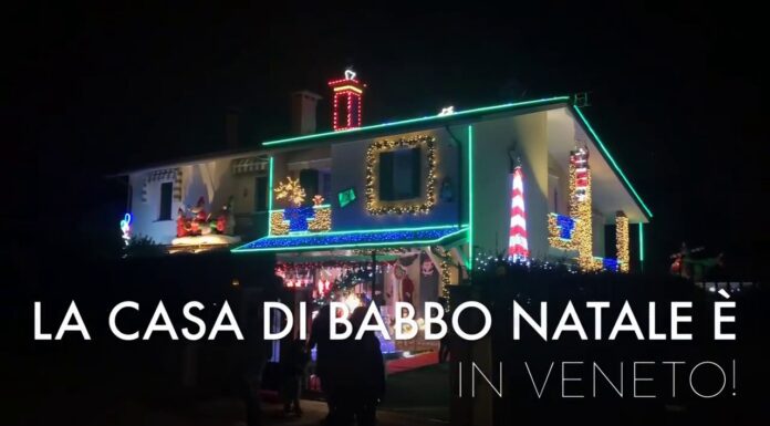 La Casa di Babbo Natale è in Veneto, a Sandon di Fossò, lungo la Riviera del Brenta